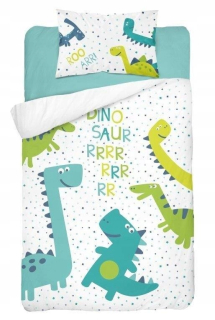 PAW Patrol - 90x120 Posteľná bielizeň pre Dinosaur Dino 3148A Dinosaurus