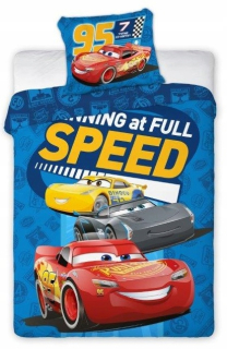McQueen - 90x120 Baby Breads Cars Automobily Blue