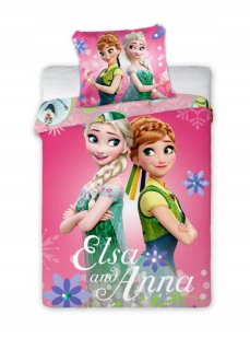 Elsa Frozen - 90x120 Detská posteľná bielizeň Frozen Anna Elza Olaf