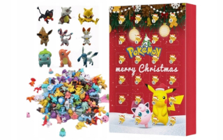 Adventný kalendár Unikátne figúrky z rozprávky Pokémon 24 kusov Pikachu XL