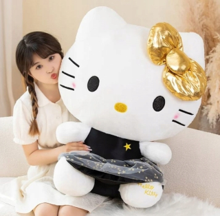 VEĽKÁ HELLO MITTY MASKOT MAČIČKA PLYŠOVÁ POSTAVKA PLYŠOVÁ HRAČKA PLYŠOVÁ HRAČKA 65cm