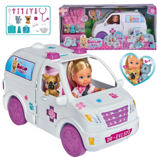 Babika evi - Ambulancia Ambulancia Doctor Eva Set Simba
