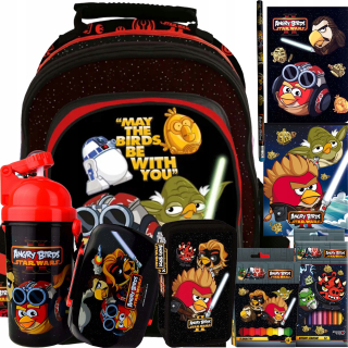 Školský batoh - SET ŠKOLSKÉHO BATOHU ANGRY BIRDS PRE CHLAPCA