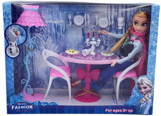 Elsa Frozen - Anna Doll + Dodatky Party Mrazené krajiny ľadu