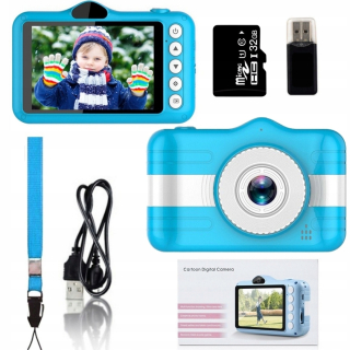 Fotoaparát pre deti pre deti hračky + 32 GB karta