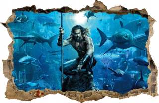 Aquaman Sticker na stene 50x33 # 213