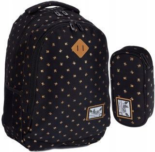 Školský batoh, taška - Astra School Batchpack Youth Hash 2 + Puzdro ceruzky