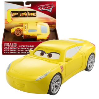 McQueen - Automobily 3 autá Zigzak Cruz Ramirez Car s haváriou
