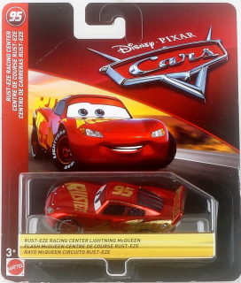 McQueen - Autá 3 Rust-Eze Racing Center Mattel 1:55