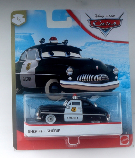 McQueen - Autá 3 Šerifové autá Šerif 1:55 Mattel