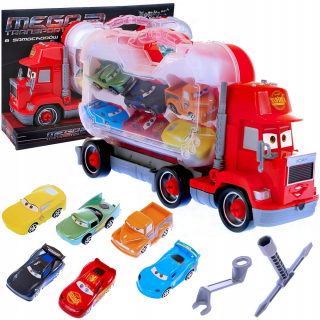 McQueen - Autá Cars Maniek Tir otvoriť hit truck