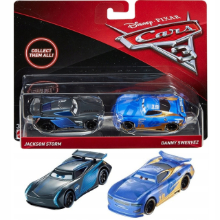 McQueen - Autá Mattel 2pack Jackson Storm Danny Swervez
