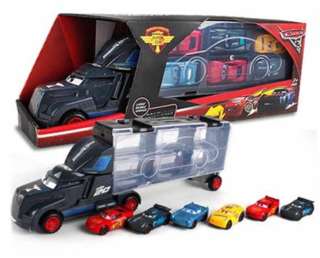 McQueen - Autá Cuars Zigzag Truck Slide Set 8in1