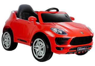 Auto na akumulačný napájanie pre deti coronet s červená