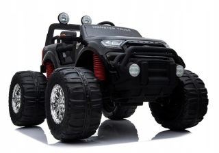 Batériové vozidlo Ford Ranger Monster Čierne lakované LCD