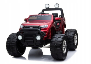 Batériové vozidlo Ford Ranger Monster Červené lakované LCD