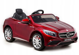 Auto O akumulátorových mercedes S63 red lacier