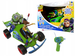 TOY STORY - Auto R / C + 2 Obrázky Toy Story Buzz Astral Woody