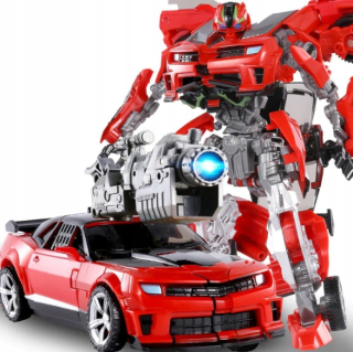 TRANSFORMERS - Auto Robot Transformer 2IN1 RED BULBLEBEE 18-19 cm