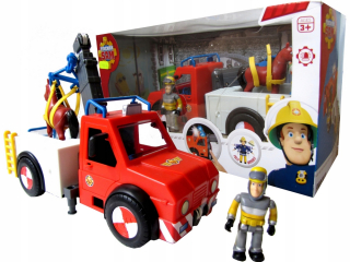 Požiarnik Sam  - Auto Guard Lift + Figurine Firefighter Sam Horse