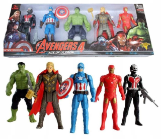 HULK - Avengers Figures Thor Iron Man Hulk Plus príslušenstvo