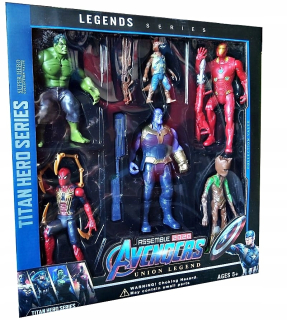 HULK - Avengers Figúrky Nastavte 5ks Thanos Hulk Groot