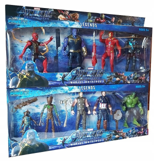 HULK - Avengers Figurines Set 9PCS Legends Hulk Thanos