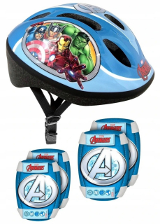HULK - Avengers Marvel Hulk Kask 4 Chrániče bicyklov