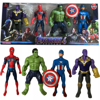 Avengers sada figúrok Spidermana Captain America