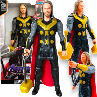 AVENGERS VEĽKÁ POSTAVA THOR 30CM ZVUK SVETLO INTERAKTÍVNE KLADIVO HRDINA