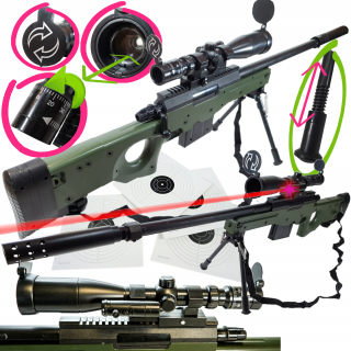 AWP Sniperka Rifle for Balls Air Soft Gun Luneta