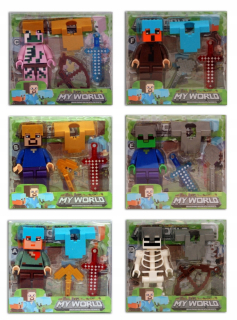 MINECRAFT  - Alex Steve Zombie Pigman