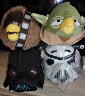 STAR WARS - Angry Birds: Star Wars - Plush Head 4 kusy
