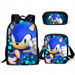 SONIC hračky - Anime Sonic Printing School Batchpack Wil Sonic
