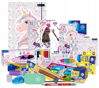 Astra School Layette pre dievča Kit XXL
