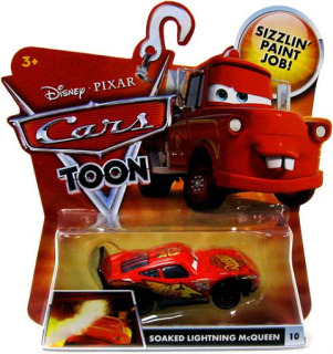 McQueen - Autá 1:55 Toon Záchranný mokrý mokrý cikzak nasiaknutý