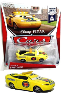 McQueen - Autá B Carol Piston Charlie Checker