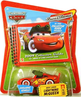 McQueen - Autá Mattel Vision Zigzak Nighting + Katalóg