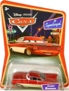 McQueen - Auto Mattel Cars Old School Ramone - Cruisin Roman