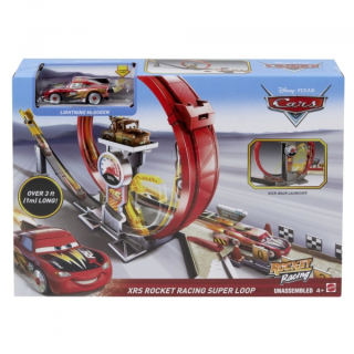 McQueen - Autá: Superpętla XRS Rocket Racing (GJW44)