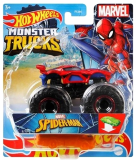 SPIDERMAN - Auto Spider-Man Monster Trucks Car Hot Wheels