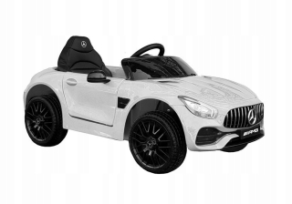 McQueen - Auto na batérii Mercedes AMG GT R Biela