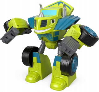 Blaze a Monster autá - Auto Robot ZEG RIDER s Blaze Robots Fisher FTB94