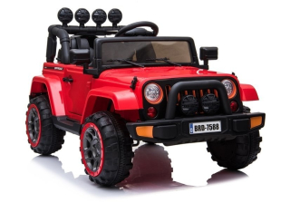 McQueen - Auto pre batériu Jeep BRD-7588 Red 4 × 4