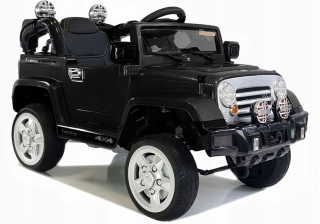 McQueen - Auto na batérii Jeep JJ245 Čierne chudé autá