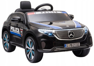 Auto na Batériu Mercedes EQC 400 Polícia Čierna