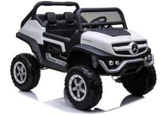 Auto na Batériu Mercedes Unimog Biela