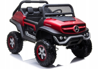 McQueen - AUTO PRE MERCEDES UNIMOG Červená batéria