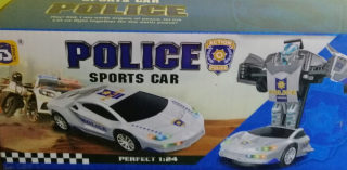 TRANSFORMERS - Auto Transformers2W1 Na batériách Zvuková polícia