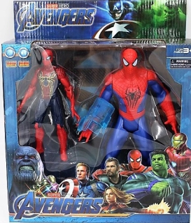 SPIDERMAN - Avengers 2x Figurine Spiderman Svetelný zvuk
